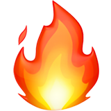 Fire icon used to highlight popular or high-performing content